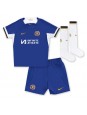 Chelsea Thiago Silva #6 Domácí dres pro děti 2023-24 Krátký Rukáv (+ trenýrky)